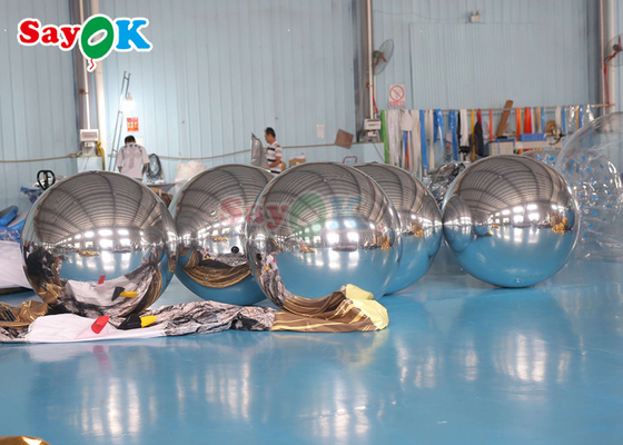 Disco Scheinende aufblasbare Spiegelkugel Großveranstaltung Dekoration PVC schwimmende Kugel Spiegelballon