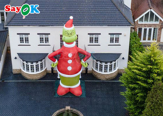 Werbung Aufblasbare Grinch 9m 30ft Großer Weihnachtsmann Weihnachtsschmuck Cartoon