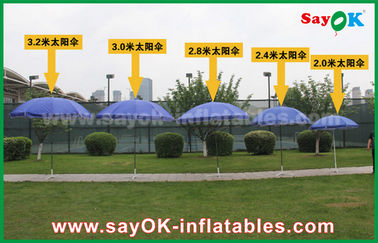 Kampierendes Überdachungs-Zelt 2,5 * 2.5M Advertising Sun Umbrella Strand-Garten-Patio-Regenschirm