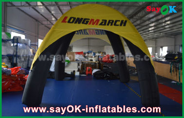 Draußen Bein-gehen aufblasbares Luft-Zelt-Spinnen-Hauben-Zelt Luft-Zelt-Logo Printeds 4 mit PVC-Material