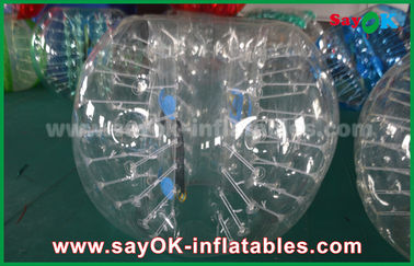 Aufblasbare Spiele für Erwachsene transparenter 0.8mm/1.0mm PVC-/TPU-Blasen-Stoßball-Fußball 1.5m Durchmesser