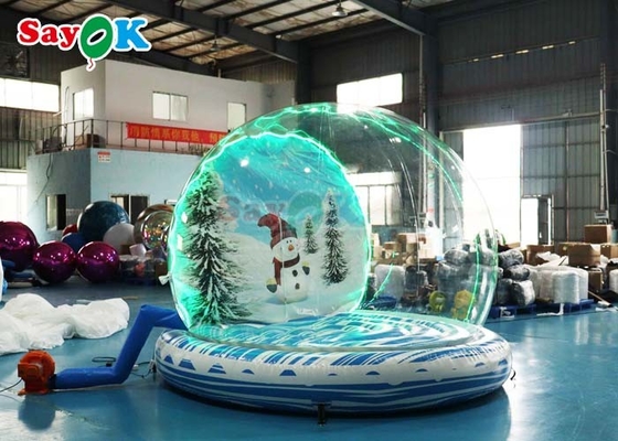 Riesige aufblasbare Schneeball Party Bubble Dome Blow Up Christmas Snow Globe für die Veranstaltung