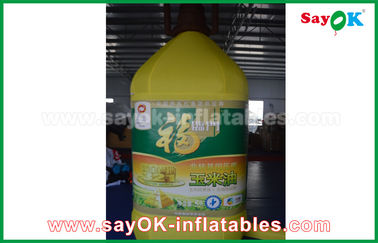 kundenspezifische aufblasbare Produkte der aufblasbaren Flaschen-3mH für Maisöl-Wirtschaftswerbung