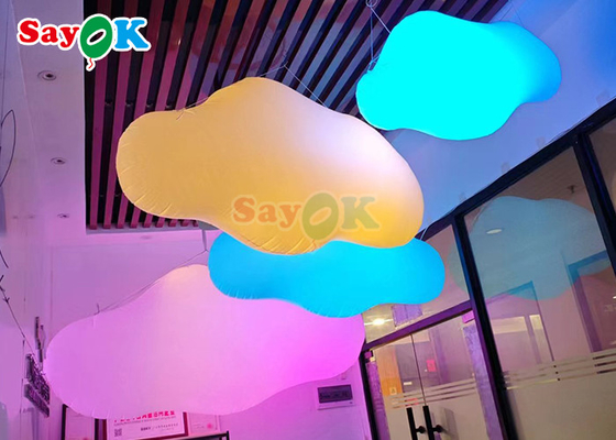 Aufblasbare Wolken LED-Beleuchtung für Clubdekoration Aufblasbare Pavillons beim Musikfestival