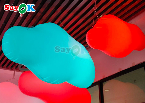Pvc aufblasbare Wolkenballon farbenfroh für Hochzeitsfeier Dekoration