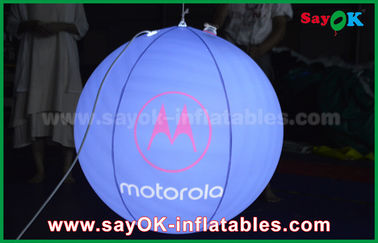 Blaue/rote aufblasbare Beleuchtungs-Dekoration schloss hängenden Ballon für die Werbung