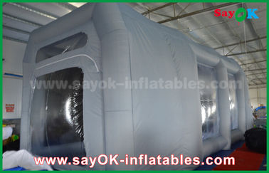 Aufblasbares Garagen-Zelt PVC-Spray-Stand-wasserdichtes aufblasbares Blasen-Zelt für Auto-Spritzlackierung