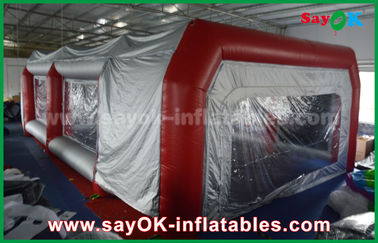 Aufblasbares Garagen-Zelt-wasserdichter aufblasbarer Luft-Zelt PVC-Spray-Stand für Auto-Spritzlackierung