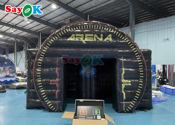 Komisch aufblasbare IPS Sport Spiele aufblasbare Interaktive Zentrum Licht Kampf Mit Play System Arena Zelt