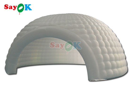 26.2FT aufblasbare Igloo-Dome-Zelte Outdoor-Camping Blow Up-Dome-Zelte mit Led-Licht