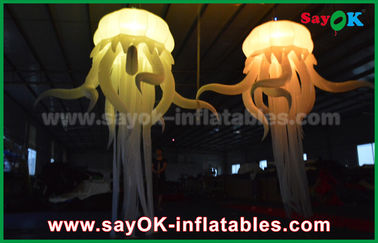 Bunte aufblasbare Beleuchtungs-Nylondekoration in der Kraken-Form mit geführtem Licht