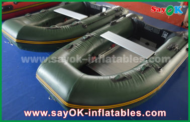Grünen Sie 0,9/1,2 Millimeter Boote Plane PVCs Inflatabe mit Aluminiumboden/Paddeln