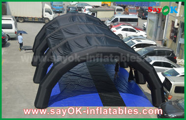 Das aufblasbare Zelt-Kampieren fertigte aufblasbares Tunnel-Zelt 0,55 Millimeter PVCs Tarpulin für Werbung/Förderung besonders an