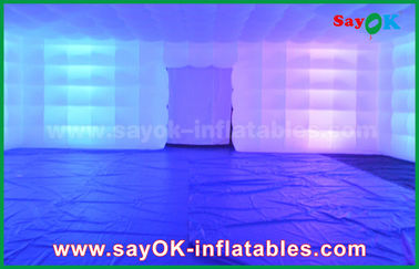 Riesiges weißes 210 D Oxford aufblasbares Luft-Zelt des Kampa-Luft-Zelt-mit LED-Beleuchtung für Partei