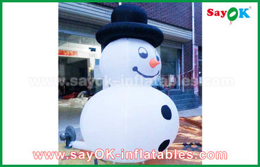 Dauerhafter weißer aufblasbarer Schneemann für Partei-/Feiertags-Dekorationen