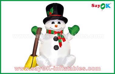 210 Stoff-Weihnachtsschneemann-aufblasbare Feiertags-Dekorationen D Oxfor besonders angefertigt