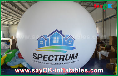 Riese 2m weißer aufblasbarer Helium-Ballon Durchmesser-PVCs für Werbung im Freien