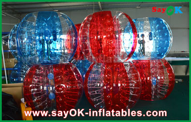 Aufblasbare Rasen-Spiele transparenter aufblasbare Fußball-Blasen-menschlicher Ball PVCs/TPU für erwachsenes/Kind