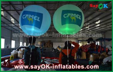 Kundengebundene helle aufblasbare gehende Ballons LED für die Werbung
