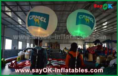 Kundengebundene helle aufblasbare gehende Ballons LED für die Werbung