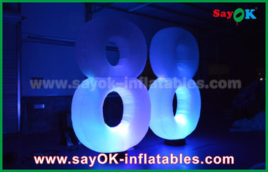 Quallen-Art aufblasbares Licht der Beleuchtungs-Dekorations-LED nummeriert 8 8 für das Darstellen