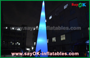 LED-Licht im Freien, das Dekorations-aufblasbaren Kegel für die Werbung erdet