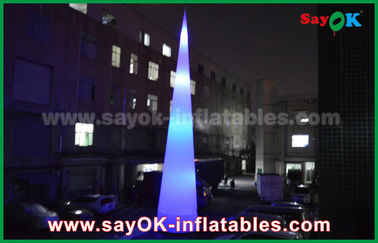 LED-Licht im Freien, das Dekorations-aufblasbaren Kegel für die Werbung erdet