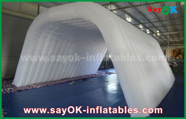 Luft-aufblasbares Zelt-erwachsenes weißes aufblasbares Tunnel-Zelt nach Maß für Ereignis/Messe