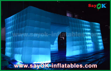 Licht-aufblasbares Würfel-Zelt des Luft-aufblasbares Zelt-LED/Voll-digitales druckendes Festzelt im Freien
