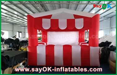 Aufblasbares Haus-Zelt-kundenspezifisches rotes und weißes aufblasbares Luft-Zelt für Ereignis-Werbung