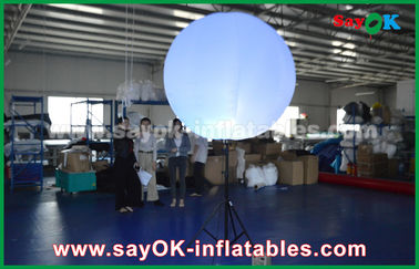 Nylonstoff-beleuchten aufblasbare Beleuchtungs-Dekoration/Halogen oder geführt im Ballon aufsteigt oben