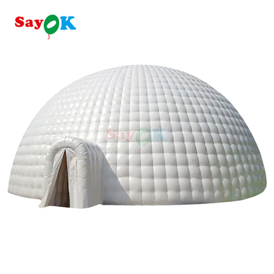 PVC Tarpaulin 12m 40ft Riesen aufblasbare Igloo Zeltkuppel für Outdoor Party Event Sport