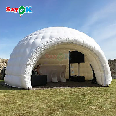 Portable Wasserdicht Oxford Stoff Groß aufblasbares Igloo Zelt für Party Event Club Hochzeitsvermietung