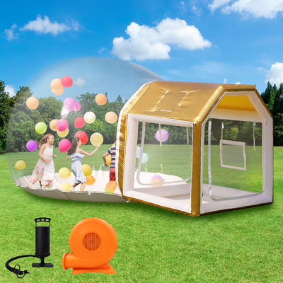 Sayok Golden Bubble Houses Portable Transparent Aufblasbares Bubble House Zelt für Party Hochzeit