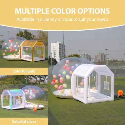 Sayok Golden Bubble Houses Portable Transparent Aufblasbares Bubble House Zelt für Party Hochzeit