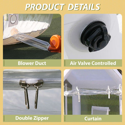 Sayok Golden Bubble Houses Portable Transparent Aufblasbares Bubble House Zelt für Party Hochzeit