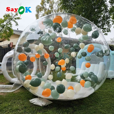 Sayok passgenaues transparentes Blasenhaus Ballon aufblasbares Luftzelt für Outdoor-Party