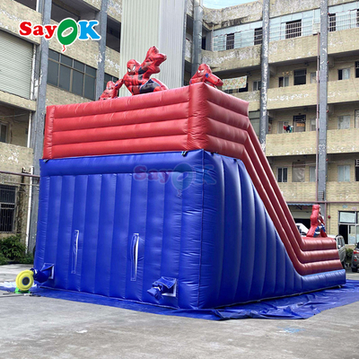 Kommerzielles buntes aufblasbares Sprunghaus & Rutschkombo für Kinder und Erwachsene Outdoor PVC Sprungburg