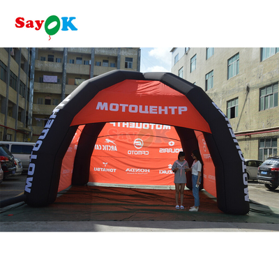 Leinwand aufblasbares Pavillonzelt riesiges PVC-Spinnenzelt aufblasbares Markehaus Spinnenzelt mit individuellem Logo