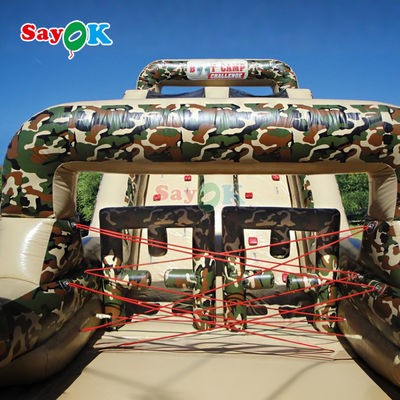 Gewerblicher aufblasbarer Hindernisplatz Aufblasbare Outdoor-Giganten aufblasbare Hindernisplatz für Erwachsene