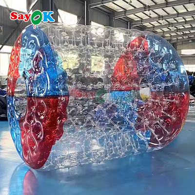 Sayok Aufblasbare Laufblase Zorb Rollkugel PVC-Transparente Wasserspülkugel für Wassersport im Freien