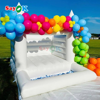 Sayok Outdoor Party Boucy Schloss aufblasbare Hochzeit Sprunghaus mit Ball Pit