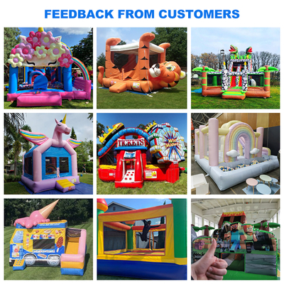 Sayok Commercial Grade PVC Sprunghaus aufblasbare Kombination für Kinder
