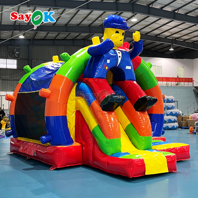 Sayok Kostenloses Design Kommerzielle Hüpfburg Aufblasbare Hüpfhaus Combo für Kinder