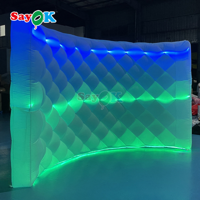 10ft LED Inflatable Photo Booth Wall for Weddings and Events