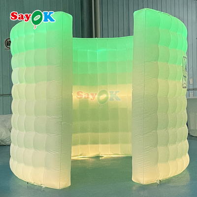 360 Inflatable Photo Booth Wall for Events - Portable LED Enclosure