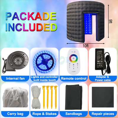 360 Aufblasbare Fotostande für Veranstaltungen