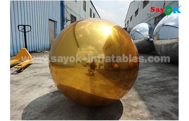 1m PVC-Goldaufblasbarer Spiegelball für Innendekorationshochzeitsfest
