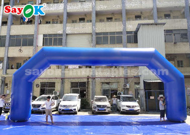 Aufblasbarer Bock blauer Meter-aufblasbarer Bogen PVCs 9,14 x 3,65 für die Ereignis-Werbung einfach zu säubern