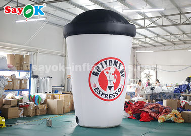 3.6m kundenspezifische aufblasbare Produkte/Explosions-Kaffeetasse für die Werbung
